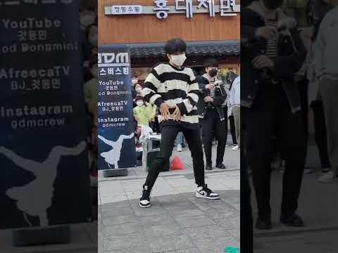 홍대 갓동민busking 일반인 춤  장난 아니게 잘춘다