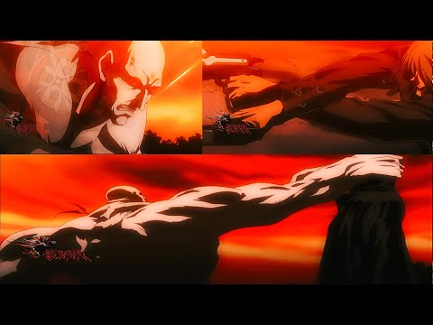 Anime Clip AMV - Epic Gun Bearer Against Muscle Monster Fight in Graveyard |1080p HD| gungrave