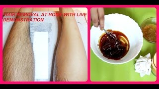 NATURAL HAIR REMOVAL AT HOME WITH LIVE DEMONSTRATION