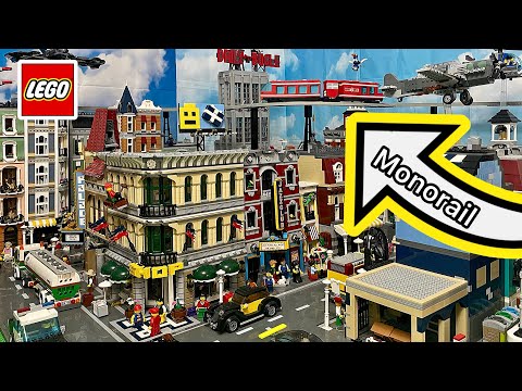 HINZUFÜGEN EINER EINSCHIENENBAHN zu meiner LEGO CITY