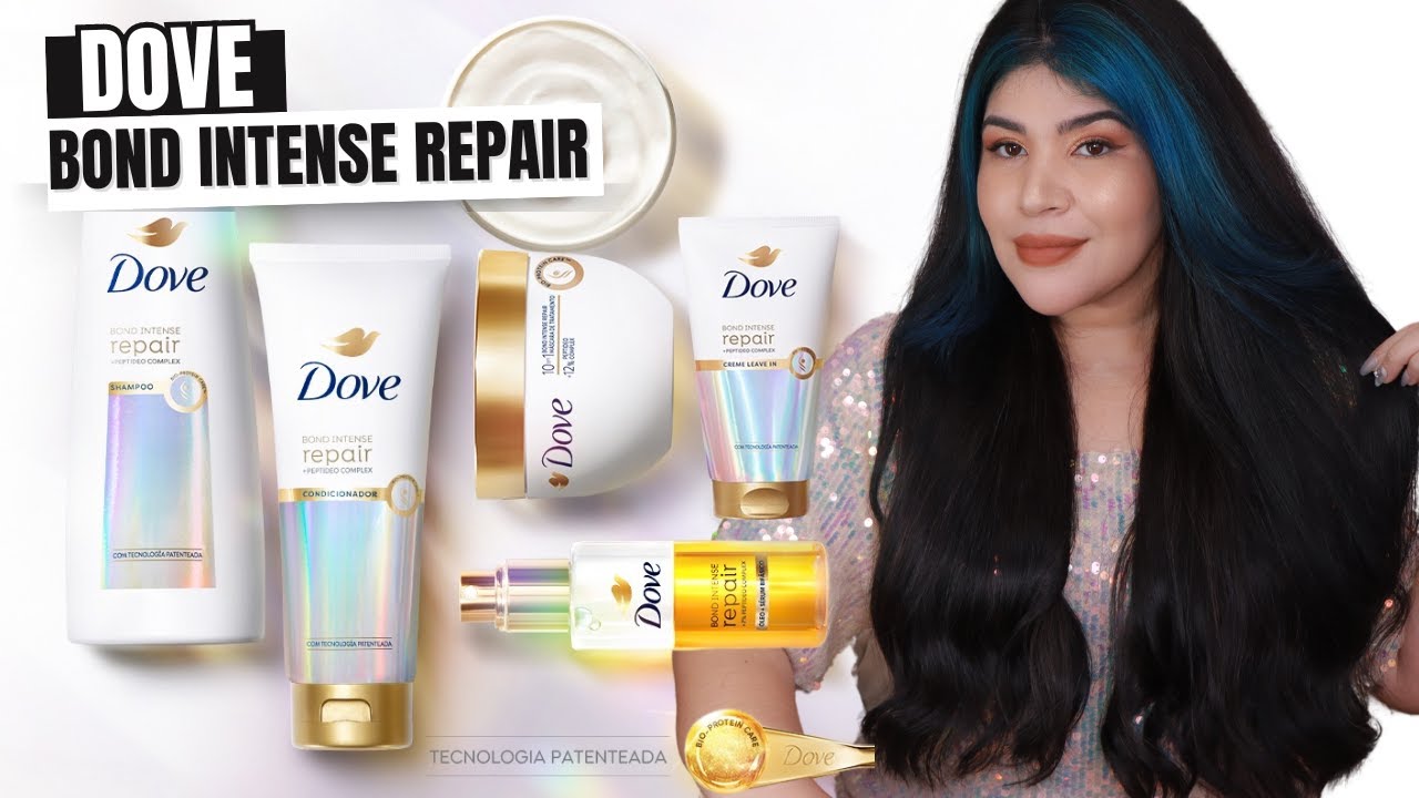 🤍DOVE BOND INTENSE REPAIR: Tecnologia patenteada para reparação profunda de cabelos danificados