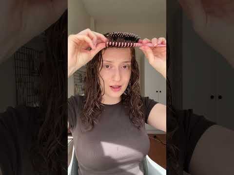 kıvırcık saç tarağı nasıl kullanılır👩‍🦱