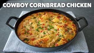 Cowboy Cornbread Chicken | Food Wishes thumbnail