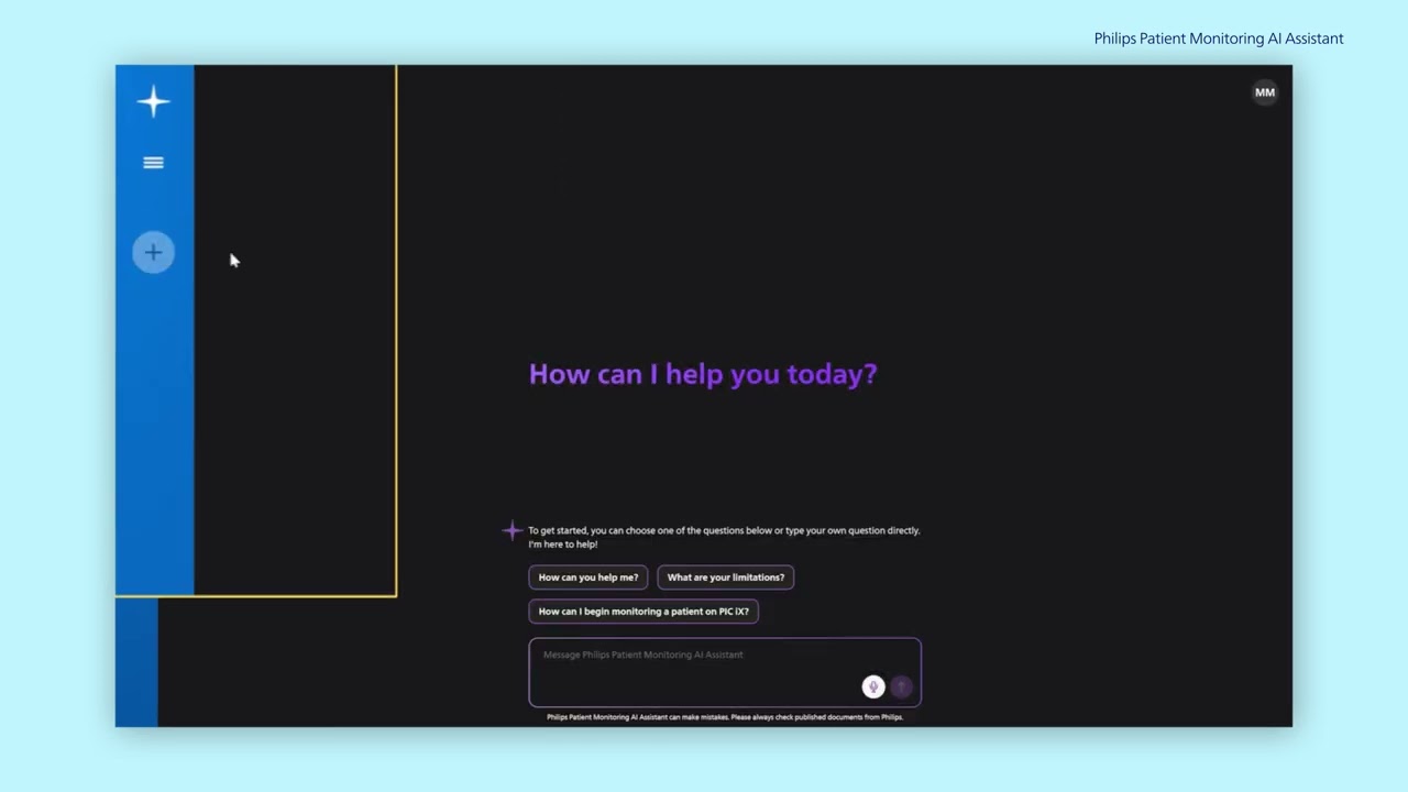 Philips Patient Monitoring AI Assistant