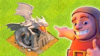 MY NEW DRAGON STATUE IN CLASH OF CLANS