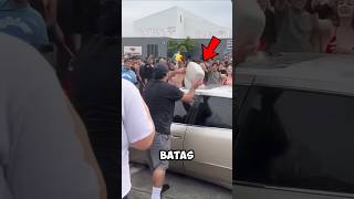 Download lagu Entering the Wrong Alley, Luxury Car Doused Through the Sunroof! #shortvideo #viralshorts mp3