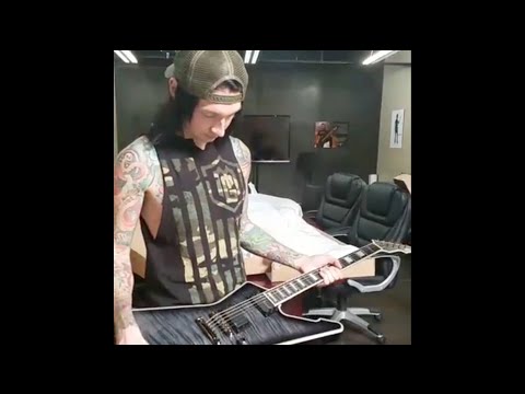 Jake Pitts of Black Veil Brides new signature guitars 2016