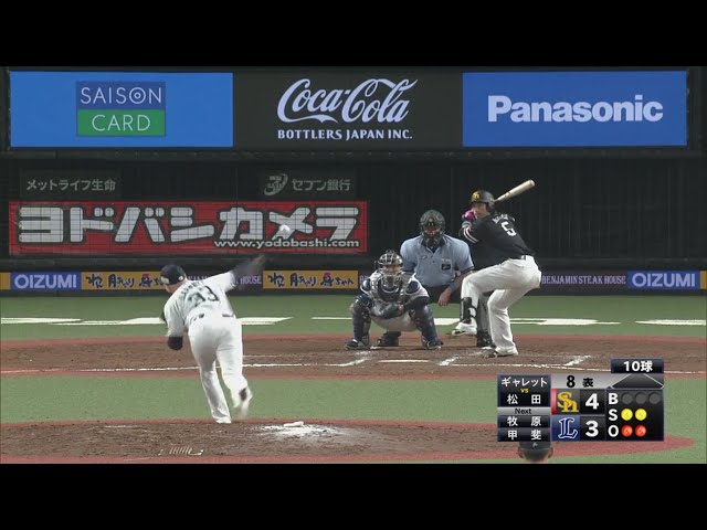 【8回表】最後は157km/hストレート‼ ライオンズ・ギャレット3者連続三振を奪う‼ 2020/6/26 L-H