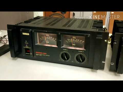 Yamaha P-2200 Professional Series Natural Sound Power Amplifier 1970s - Black image 5