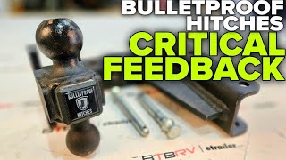 CRITICAL FEEDBACK! Bulletproof Hitches 36k lb Ultimate Hitch