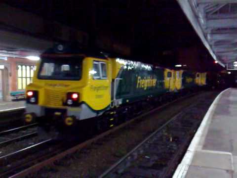 Brand new 70006+70004+70005+70003 at Shrewsbury.