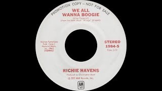 Richie Havens ‎– We All Wanna Boogie ℗ 1977