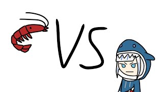 [創作] Holo廢片 鯊鯊 VS 蝦蝦