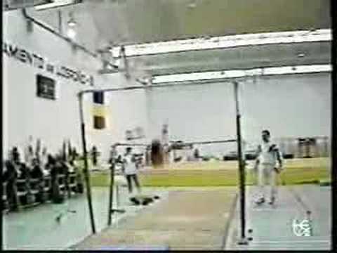 Lacramioara Filip - 1990 Romania vs Spain Optionals - Uneven Bars