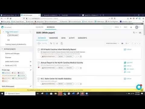 Sciwheel Organizing References