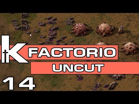 Factorio Uncut Ep 14 | The Biter Clearing Episode | Let's Play Factorio 0.17