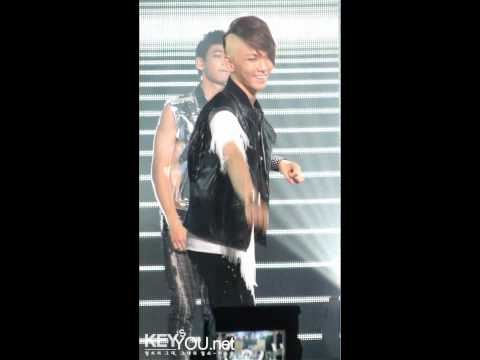 [fancam]100731 MC - minkey + taekey + blingkey moment