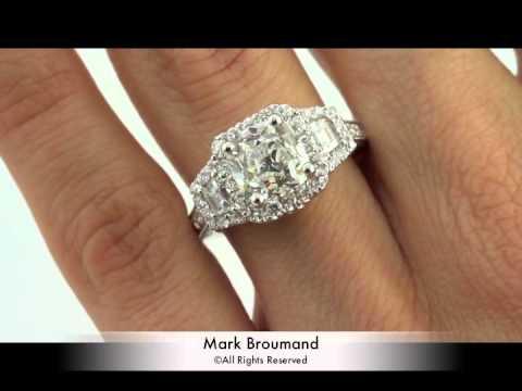 4.05 Antique Cushion Brilliant Diamond Engagement Anniversary Ring-Mark Broumand