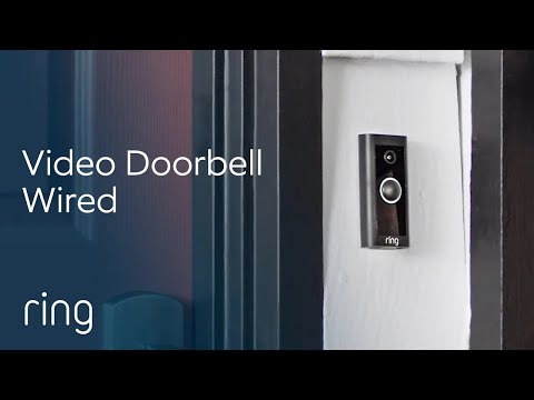 Ring Video Doorbell Wired, All The Essentials In a Slimmed-Down Design | Home Security Made Simple