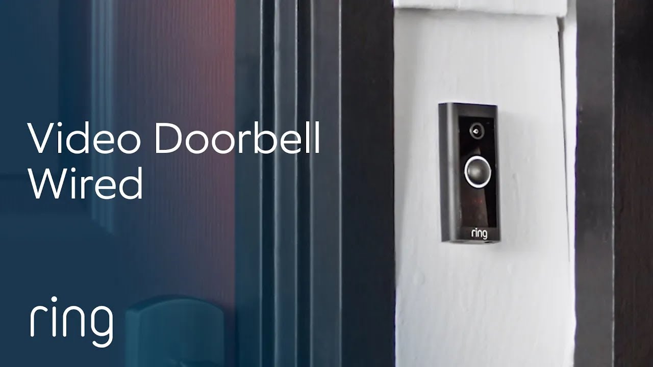 Ring Video Doorbell Wired, All The Essentials In a Slimmed-Down Design | Home Security Made Simple