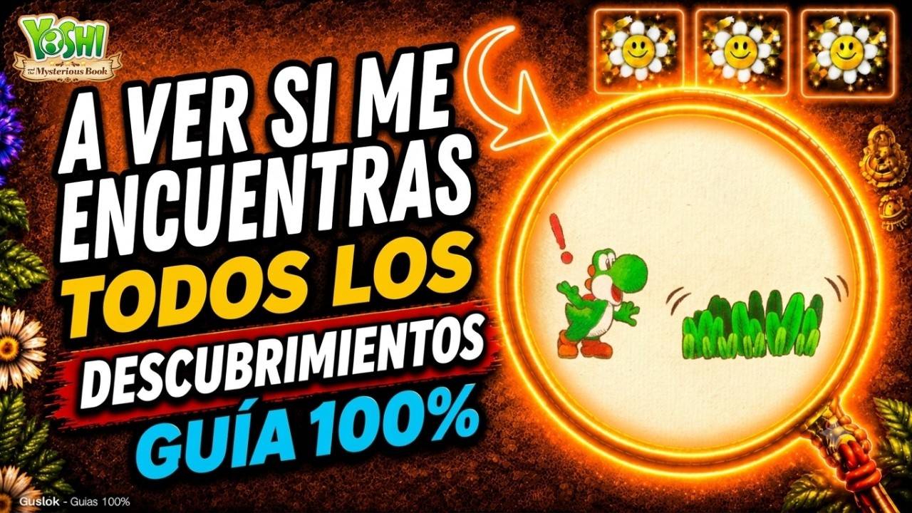 A ver si me encuentras Todos los Coleccionables 100% | Yoshi and the Mysterious Book A ver si me encuentras Todos los Coleccionables 100% | Yoshi and the Mysterious Book