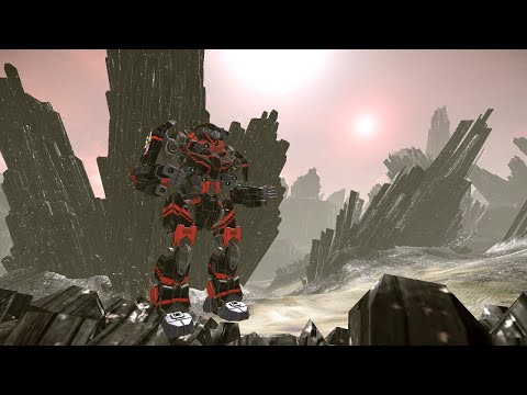 MechWarrior Online Black Knight Light PPC Build Tourm Desert