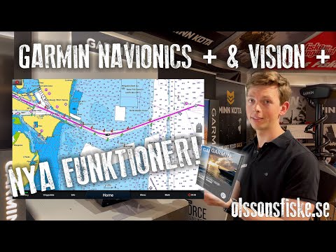 (Tips & Trix) Nyhet 2022! Garmin Navionics + & Vision + Sjökort (Nya funktioner)