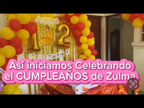 Así iniciamos celebrando el CUMPLEAÑOS de Zulma❤️🎉