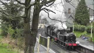 preview picture of video 'Llangollen Railway. Steel, Steam and Stars III on 25/26th April 2012.'
