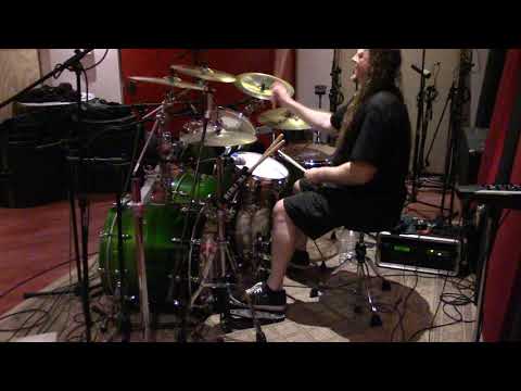 Morta Skuld - "Machines Of Hate" studio drum cam