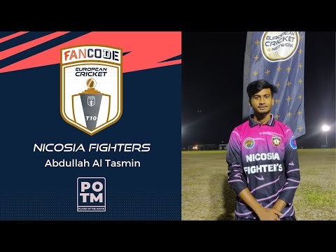 MOM: A.Tasmin - AMD vs NFCC |Highlights |FanCode European Cricket T10 Cyprus Day 20 |Cyprus 2021