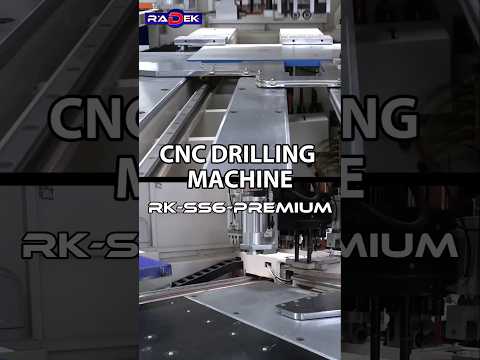 CNC DRILLING MACHINE - RK-SS6-PREMIUM #RADEK #woodworking #metalworking #machine #cnc