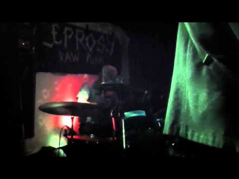 leprosy live @ black goat 17/08/12 holocaust in your head 2012