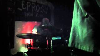 leprosy live @ black goat 17/08/12 holocaust in your head 2012