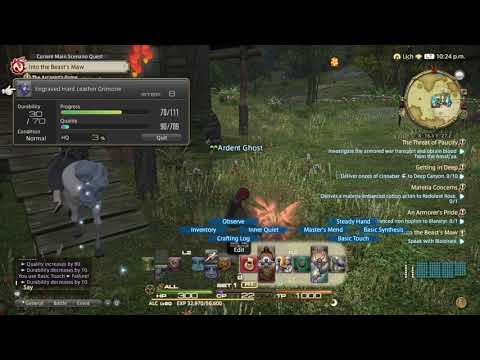 FINAL FANTASY XIV - Alchemist Crafting