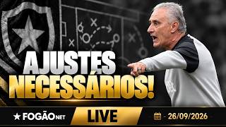 FOGÃONET LIVE: TITE FAZ AJUSTES NO BOTAFOGO | MEDINA EM NOVA FUNÇÃO | NFL SE ENCANTA COM O LONIER