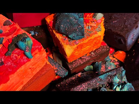 Day 6 of #18DaysOfLoveASMR cornstarch topped blocks