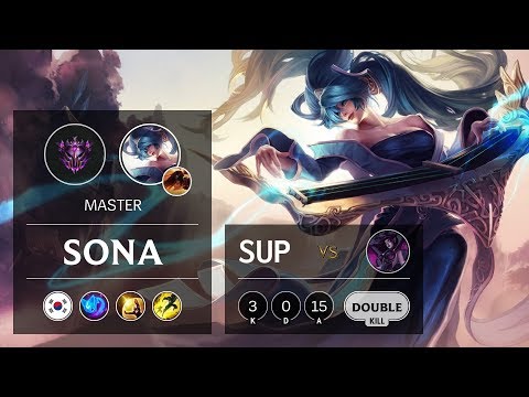 Sona Support vs Morgana - KR Master Patch 9.11