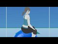 Wii Fit Trainer S Gassy Treinament Blender Animation