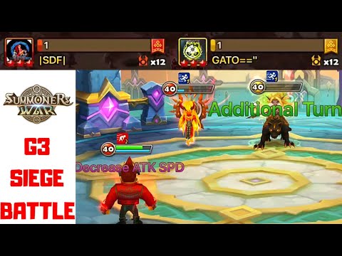 Making the Same Mistake TWICE.. - High G3 Siege - GOAT v SDF v GATO - Summoners War