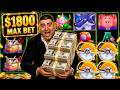 1 800 Spin Bonus Paid MASSIVE JACKPOT On Huff N Even More Puff