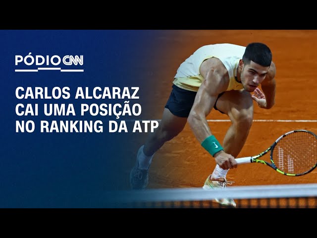Carlos Alcaraz cai uma posição no ranking da ATP | CNN PRIME TIME
