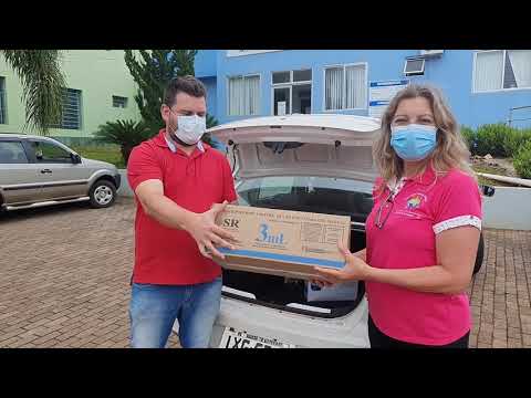 Chegada das primeiras doses da Vacina em Quinze de Novembro