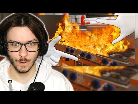 Daxellz Reacts to Lets Game It Out People Order Food, I Deliver Oblivion - Cooking Simulator