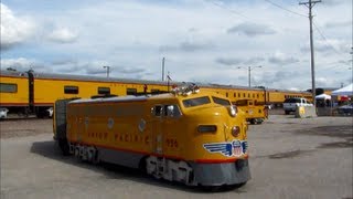 preview picture of video 'Union Pacific's Mini-Train at Boone, Iowa'