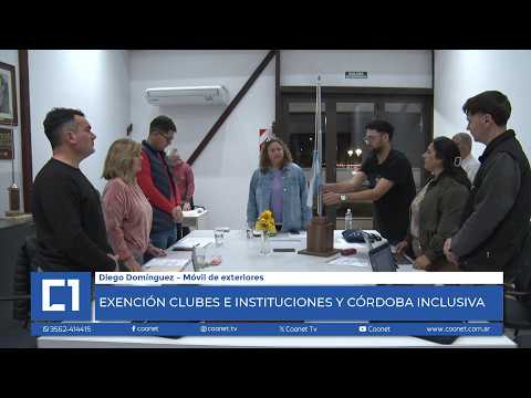 LEGISLATIVO: Exención Clubes e Instituciones y Córdoba Inclusiva