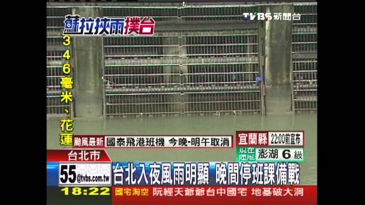 蘇拉颱風／淹怕了！　北市4低窪區打「沙包戰」