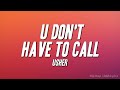 Usher - U Don't Have to Call (Lyrics)