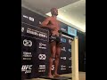 Kamaru Usman weighs in at 170 lbs on the dot ? #UFC286 #shorts
