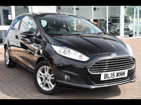 Used Ford Fiesta 1.25 82 Zetec 3dr Panther Black 2015